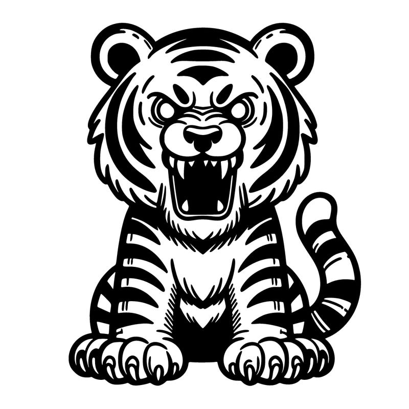 scary tiger