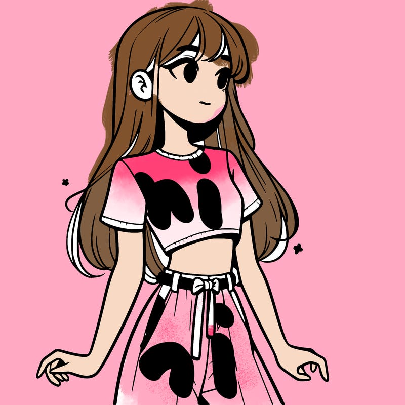 girl in a cute crop top