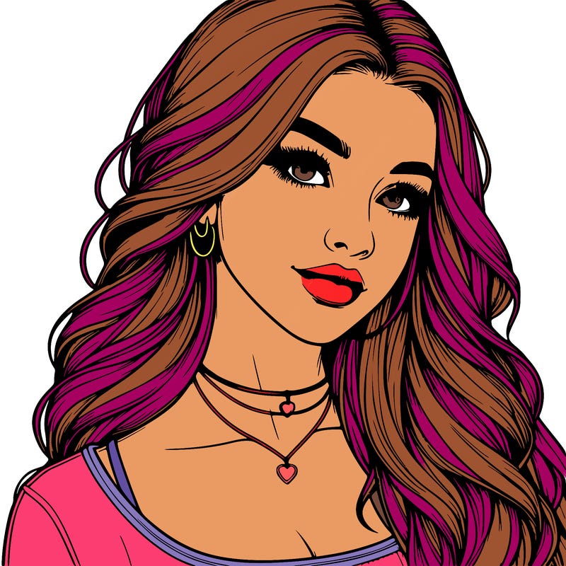 detailed realistic girl