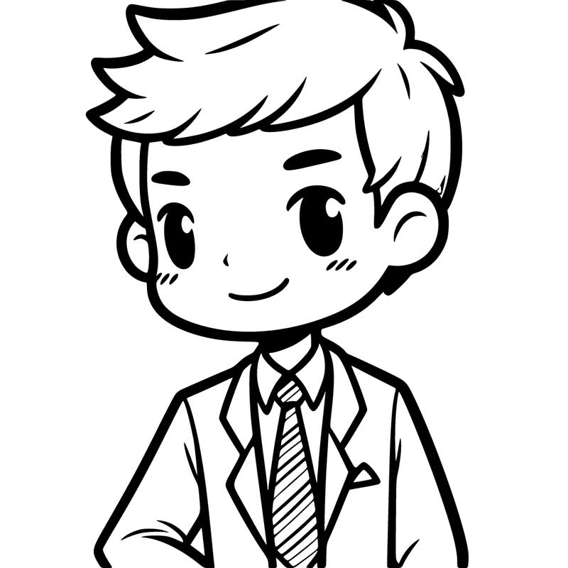 guy with suit and short hair