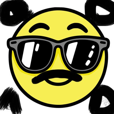 emoji with sunglasses