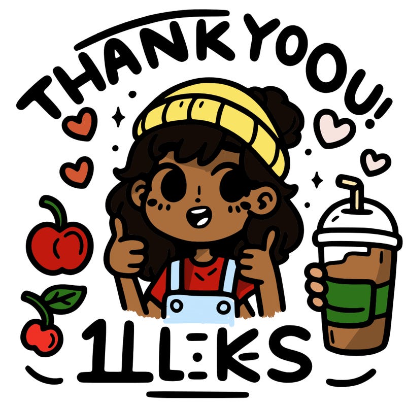 thank you for 1k likes