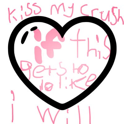 a blank heart