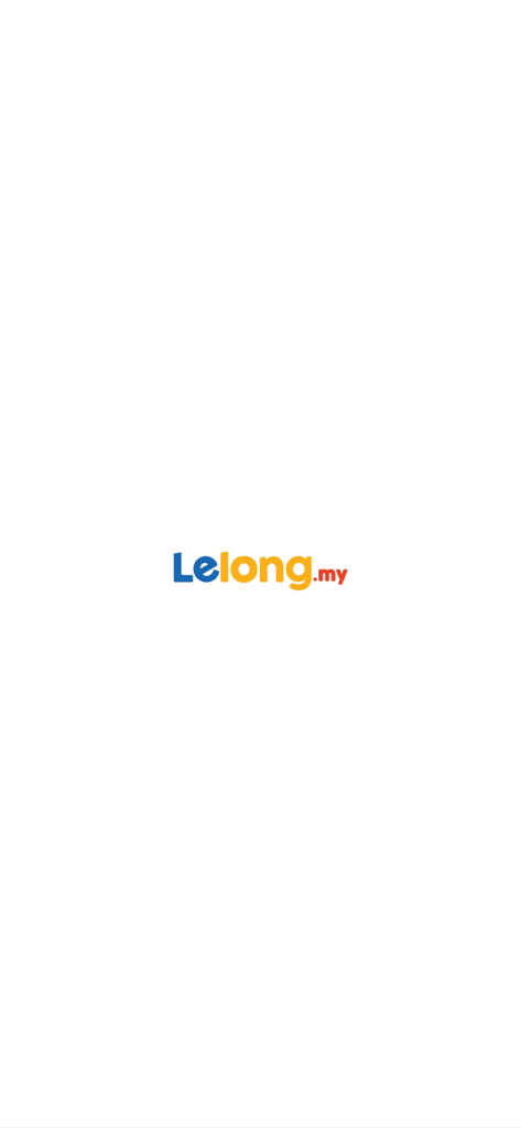 Lelong.my - Shop and Save - Lelong.my mobile app logo on a white splash screen