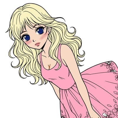 anime girl with some beautiful eyes