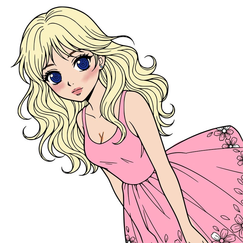 anime girl with some beautiful eyes