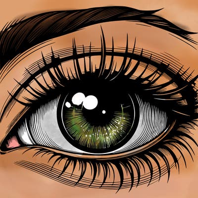 realistic eye