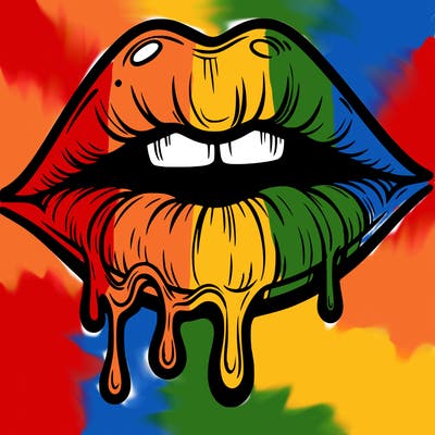 lips that look realistic and drip