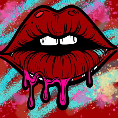 lips that look realistic and drip
