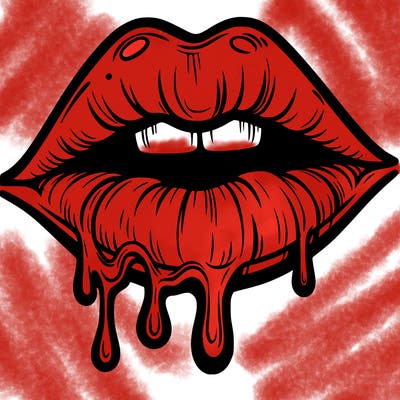 lips that look realistic and drip