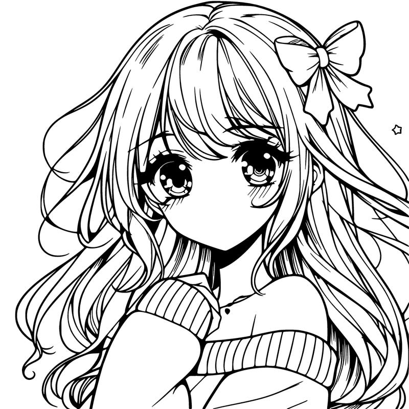 manga girl beautiful