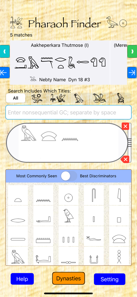 Pharaoh Finder - Education App | MWM