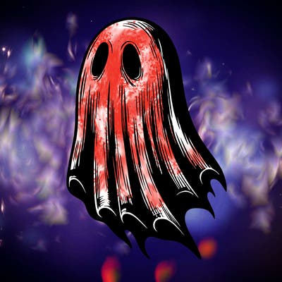 realistic creepy ghost