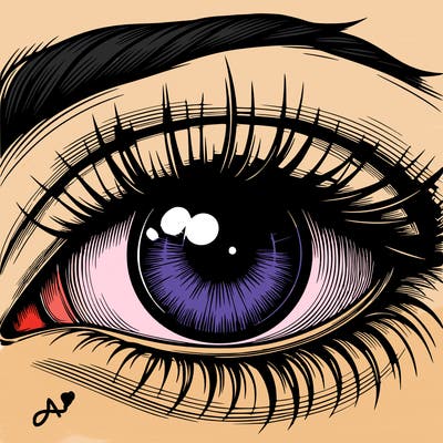 realistic eye