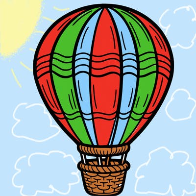 hot air balloon