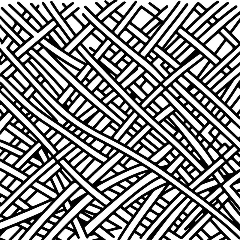 crisscross lines everywhere