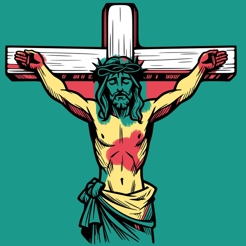 jesus on the cross dieing for our sins