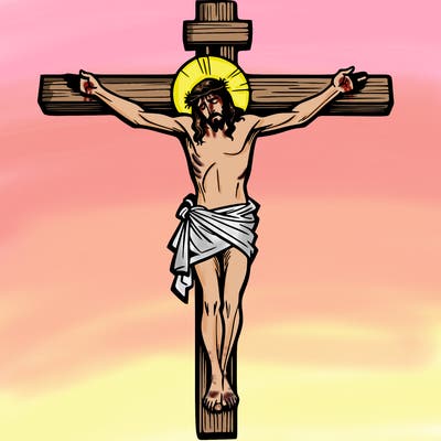 jesus on the cross