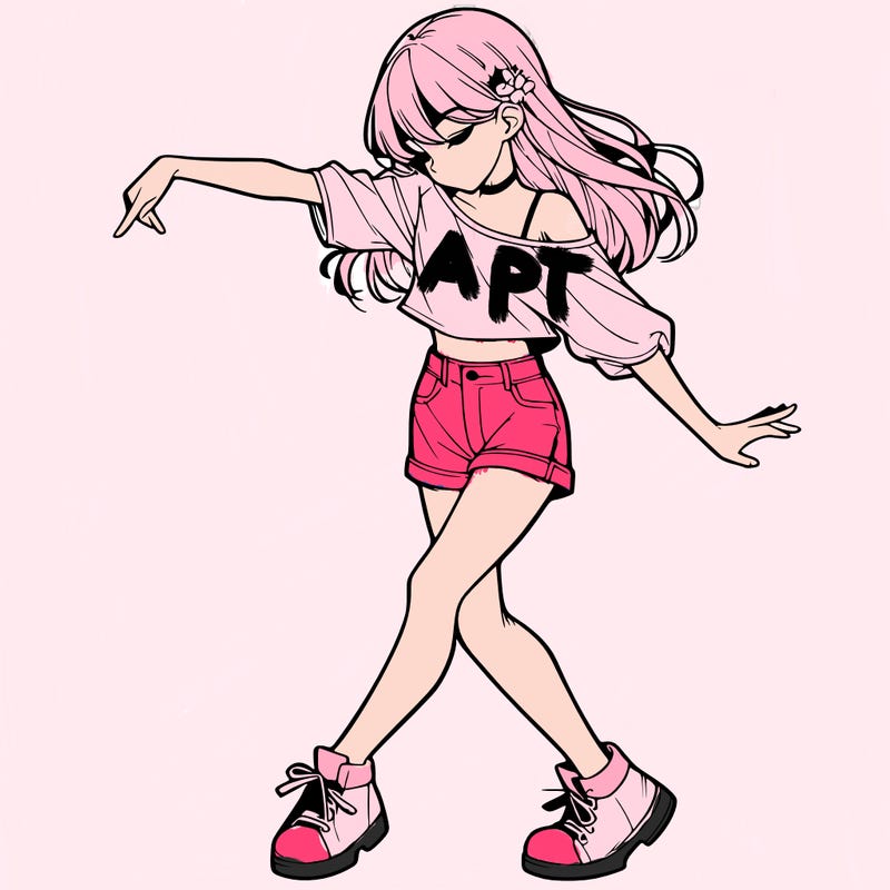 realistic girl danceing