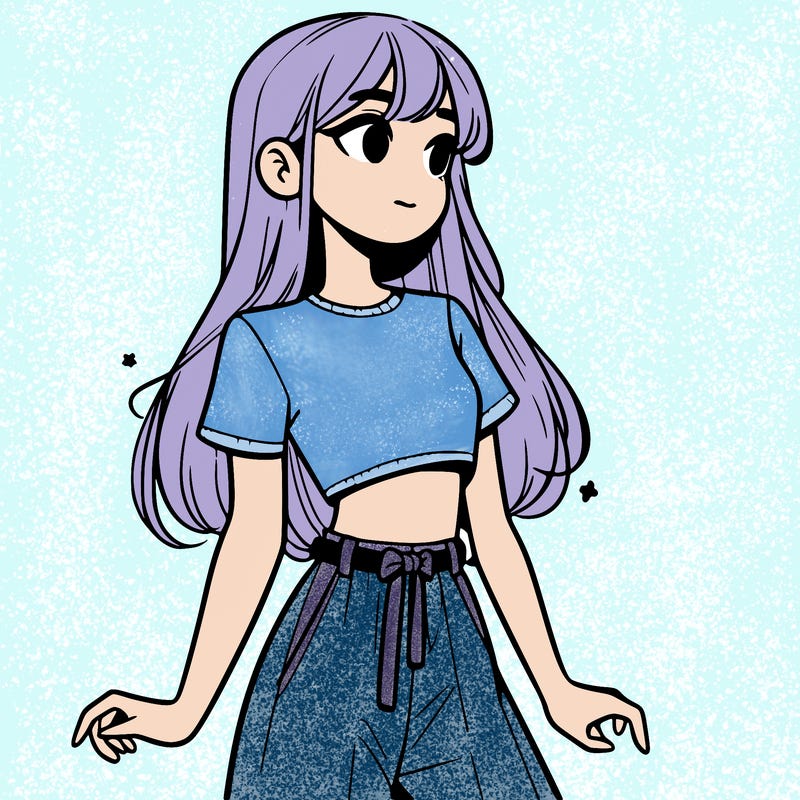 girl in a cute crop top