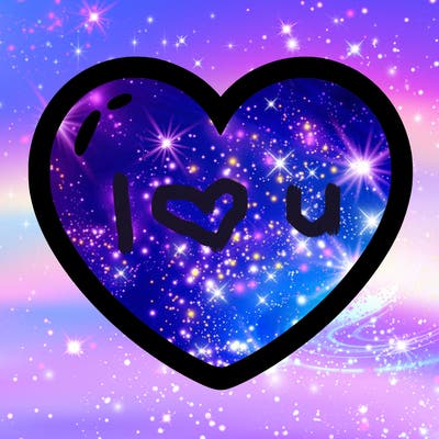 a blank heart