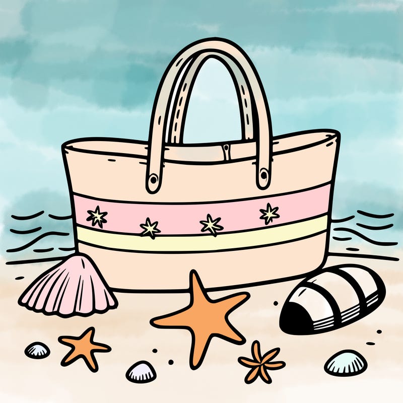a beach bag