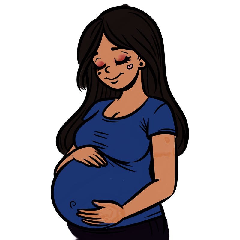 pregnant woman