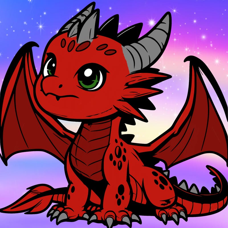 fierce baby night dragon