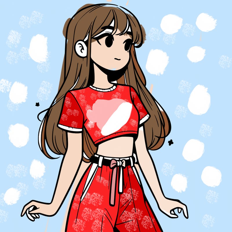 girl in a cute crop top