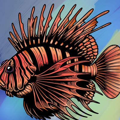 realistic exotic fish