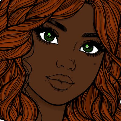 beautiful realistic girl close up to the camera with wavy hair,