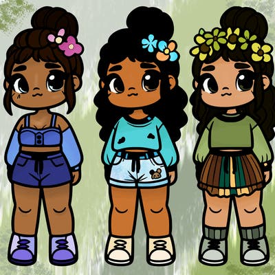 samoan with cute clothes teen