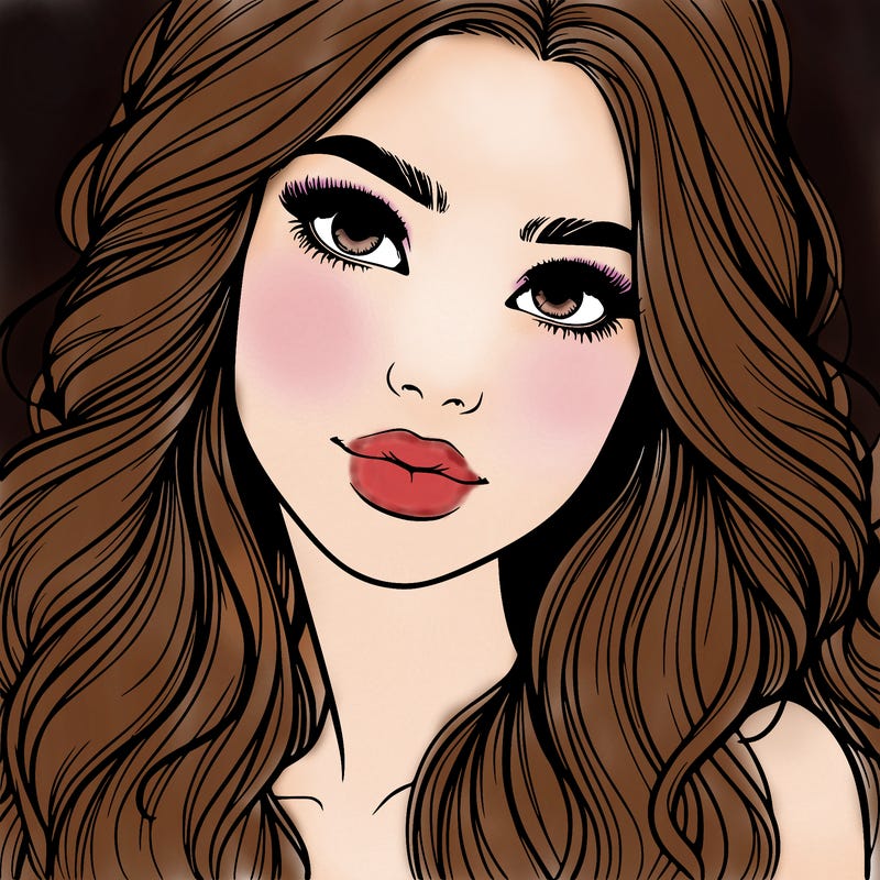 beautiful realistic girl