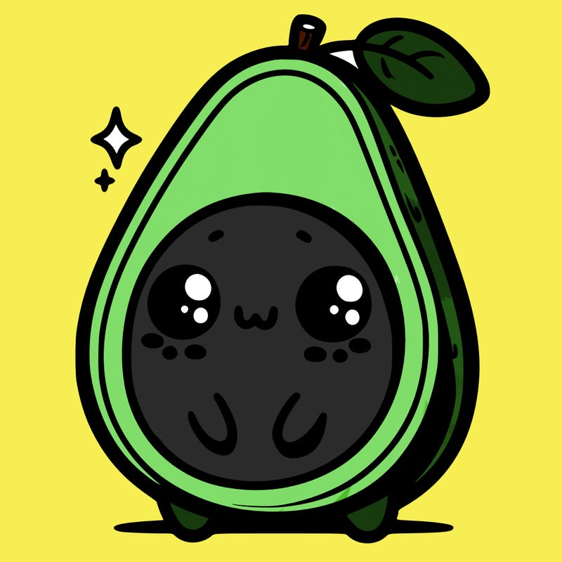 cute avocado