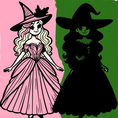 glinda and alphiba