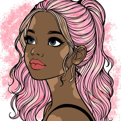 beautiful realistic girl