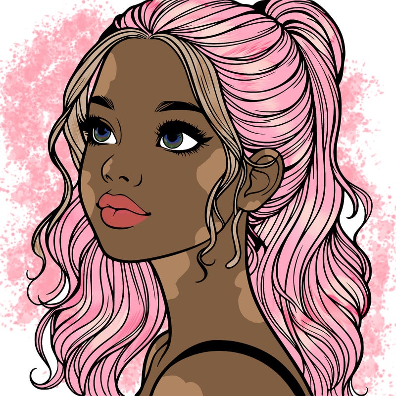 beautiful realistic girl