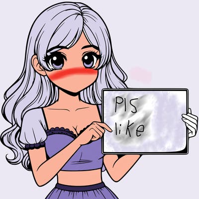 realistic pretty girl holding blank sign