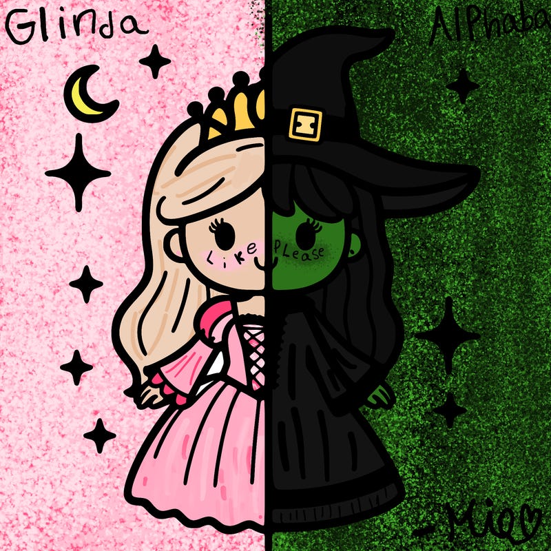 split princess and witch