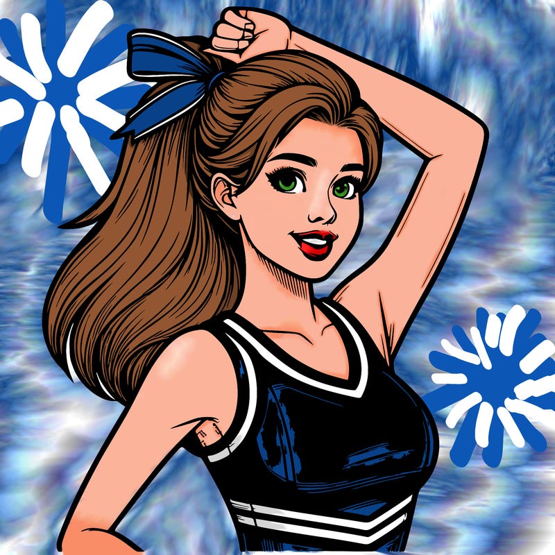 realistic cheerleader