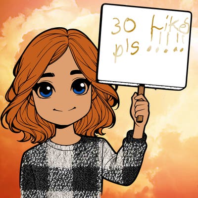 realistic girl holding up a sign