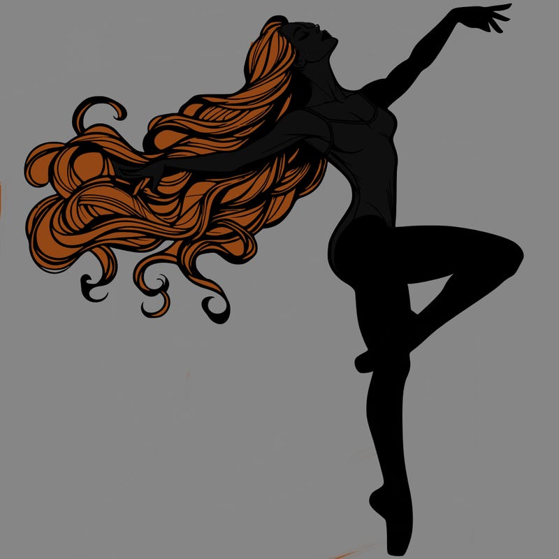 realistic woman dancer