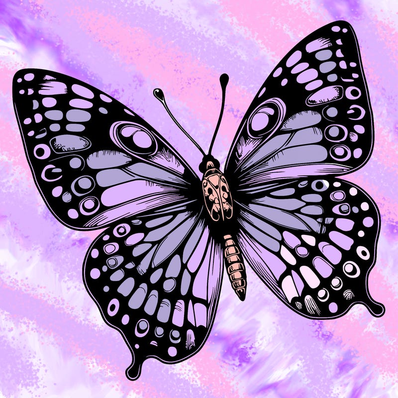 realistic butterflies