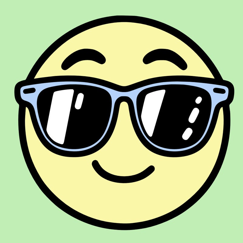 emoji with sunglasses