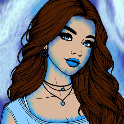 detailed realistic girl