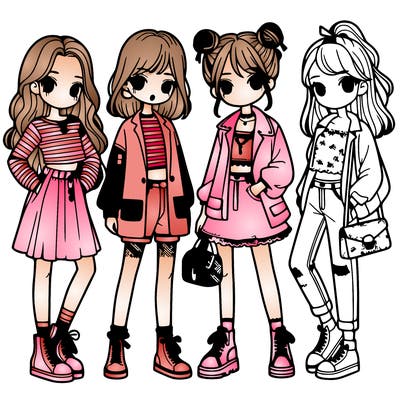 girls with fashion