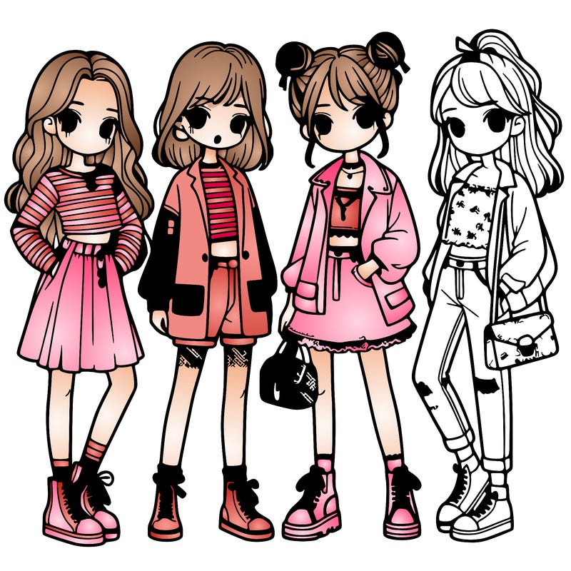 girls with fashion