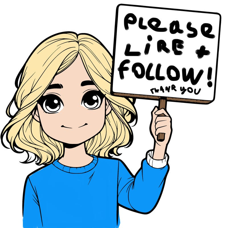 realistic girl holding up a sign