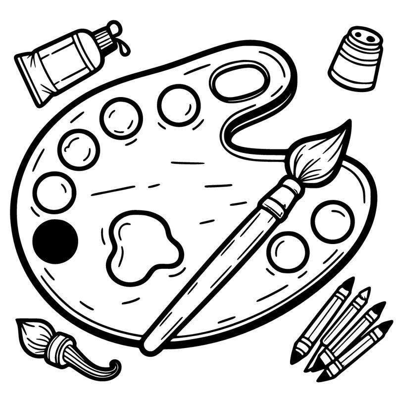 artist paint palette