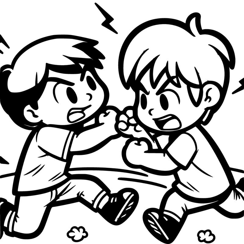 kids fighting